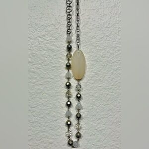 Vintage Long Layered Beaded Necklace